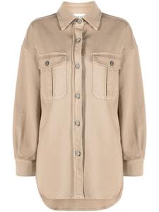 P.A.R.O.S.H. джинсовая куртка на пуговицах, нейтральный цвет