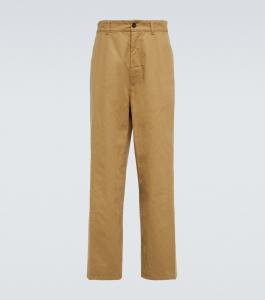 Широкие брюки из хлопка Incotex X Facetasm, бежевый