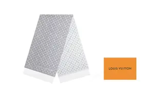 Кашемировый вязаный шарф Louis Vuitton, коробка