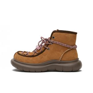 Звездные ботинки Star Boots женские ботинки до щиколотки высота каблука 3,9 см MASOOMAKE, Fallen Leaves коричневый (Regular) Fleece-Lined