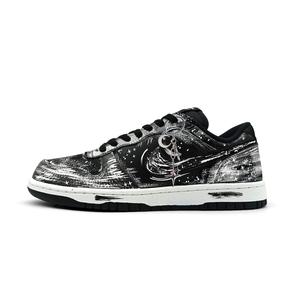 Nike Кроссовки Big Low top Skateboard Shoes мужские черно-белые