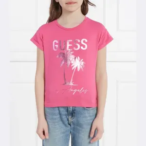 Футболка стандартного кроя Guess, розовый