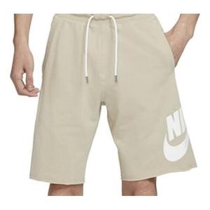 Шорты хлопковые шорты Nike, бежевый