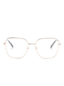 Jimmy Choo Eyewear очки в массивной оправе, розовый