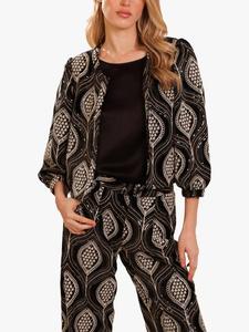 Короткая куртка из хлопковой смеси с пышными рукавами и круглым вырезом Traffic People