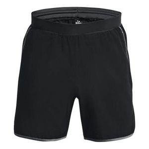 Шорты hiit woven 6inch shorts 'black grey' Under Armour, черный
