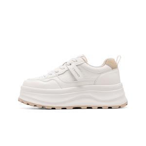 C°BANNER Женские лоу-топ скейтбордские кеды White Apricot, цвет White Apricot