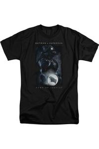 Футболка с коротким рукавом Batman V Superman Signal для взрослых Gildan, черный