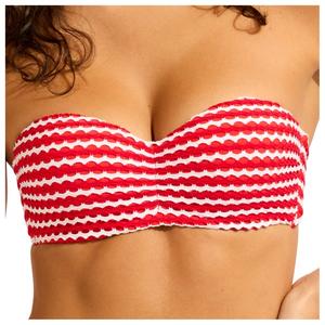 Женский бюстье-бандо с сетчатым эффектом - топ-бикини Seafolly, мультиколор