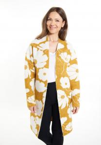 Кардиган usha Cardigan, Curry Weiss/Yellow