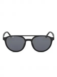 Солнцезащитные очки в круглой оправе Lacoste, черный