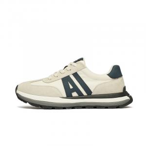 Мужские низкие повседневные кроссовки Aquascutum, белый синий