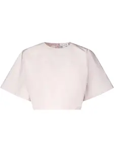 Шелковый топ Alaïa, розовый