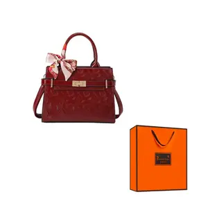 PAYOT Микрофибра искусственная кожа женская сумка тоут через плечо кроссбоди бордовый, Burgundy