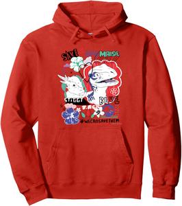 Худи Jurassic World DOODLE, синий, размер S