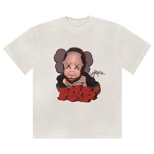 Футболка Cactus Jack от Travis Scott Utopia x Kaws Tee I White