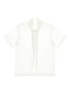 Футболка с шарфом Carven, белый