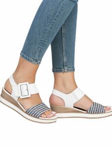 Босоножки на танкетке Remonte, белый