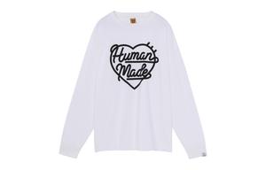 Футболка с длинными рукавами Heart HUMAN MADE, белый