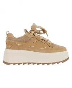 Замшевые кроссовки, модель из фильма, с закругленным носком. Ash, коричневый