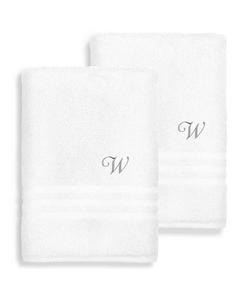 Набор полотенец Linum Home Denzi из турецкого хлопка, 2 шт, белый