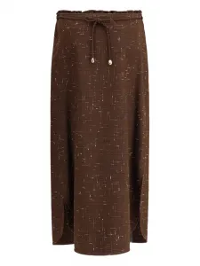 Юбка с кулиской Fabiana Filippi, коричневый