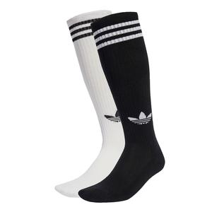 Носки ADIDAS ORIGINALS 3-Stripes Knee 2, черный/белый
