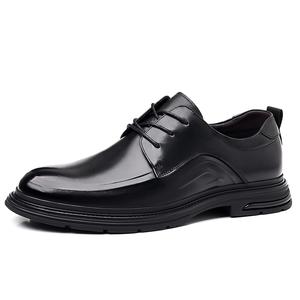 SHUPATE Мужские повседневные туфли черные однослойные, цвет Black Single Layer Shoes