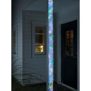 Светодиодная гирлянда, 360 лампочек, микролампочки, гирлянда-кластер, с 8 функциями, 360 диодов Konstsmide, серебристый