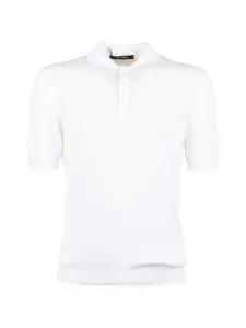Текстурированная рубашка-поло TAGLIATORE, белый