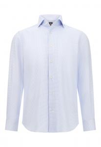 Рубашка на пуговицах классического кроя Boggi Milano, пастельно-голубой/светло-голубой