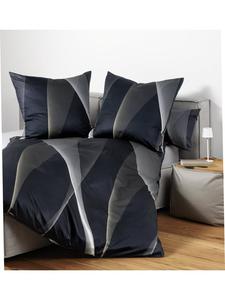 Постельное белье Janine Interlock Jersey Carmen S, цвет "темно-синий" Janine, 155 x 220 + 80 x 80 см