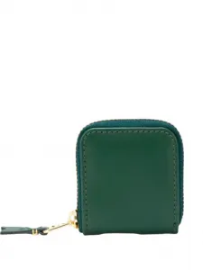 Кошелек на молнии COMME DES GARCONS, зеленый