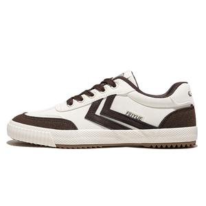 Feiyue Нескользящие износостойкие низкие кроссовки для скейтбординга унисекс бежево-коричневые