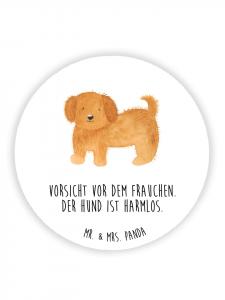 Mr. & Mrs. Panda Магнит на холодильник с изображением белой собаки