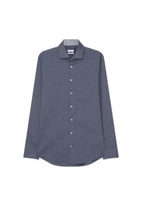 Деловая рубашка слим Seidensticker, цвет Dunkelblau (0013)