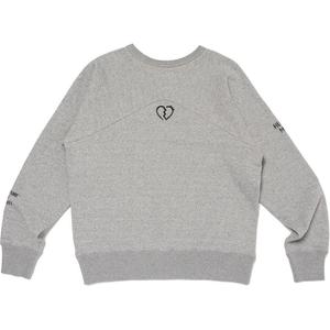 Свитшот с круглым вырезом HUMAN MADE, серый