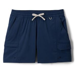 Детские шорты с коротким шнурком и технологичным кроем Columbia, синий