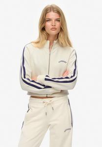 Толстовка Superdry & Co ATHLETIC ESSENTIALS LOGO TRACK , Desert Bone Off White/White