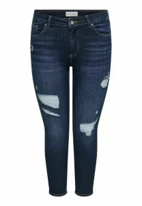 Джинсы скинни carwilly mittlere taille Only Carmakoma, Dark Blue Denim
