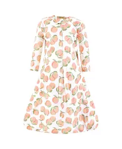 Уютное одеяло-комбинезон с длинными рукавами для девочек из хлопкового джерси Hudson Baby, оранжевый