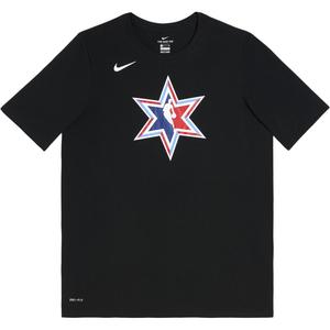 Футболка nba dri fit для подростков Nike, черный