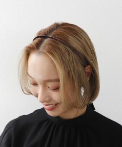 Три четверти времени/Тонкая бархатная повязка на голову Three Four Time, цвет Brown