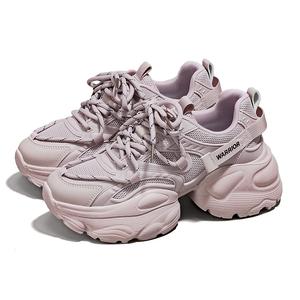 WARRIOR Низкие массивные кроссовки женские фиолетовые