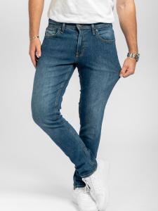 Узкие джинсы TEESHOPPEN, Blue Denim