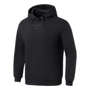 Худи Li-Ning Gym Series Solid Color Loose Hoodie 'Black', черный