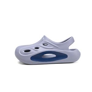 Детские сандалии с низким верхом, противоскользящие, устойчивые к истиранию и ударам CAMKIDS, серый/синий