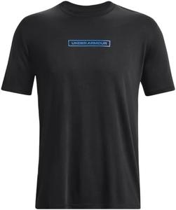 Мужская футболка с коротким рукавом Under Armour Elevation, Black-Blue Circuit