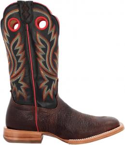 Мужские вестерн-сапоги Durango PRCA из сжатой бычьей кожи, черный