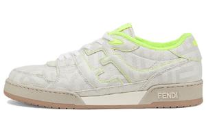 Кроссовки Fendi Marc Jacobs x Fendi Match, серо-белый / салатовый